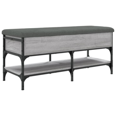 vidaXL Παπουτσοθήκη Γκρι Sonoma 102x42x45cm από Επεξεργασμένο Ξύλο 1 τεμ.