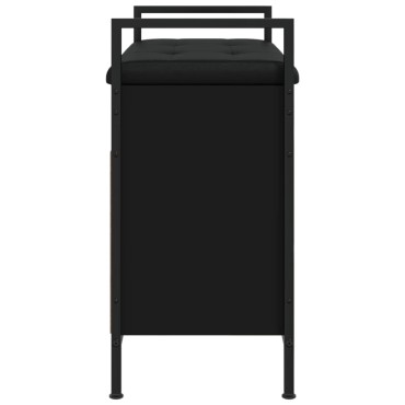 vidaXL Παπουτσοθήκη Μαύρη 65,5x32x57,5cm από Επεξεργασμένο Ξύλο 1 τεμ.