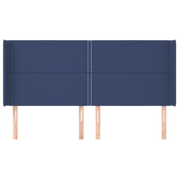 vidaXL Κεφαλάρι με Πτερύγια Μπλε 163x16x118/128cm Υφασμάτινο 1 τεμ.