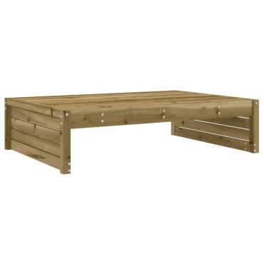 vidaXL Υποπόδιο Κήπου 120x80cm από Εμποτισμένο Ξύλο Πεύκου 1 τεμ. Γωνιακός