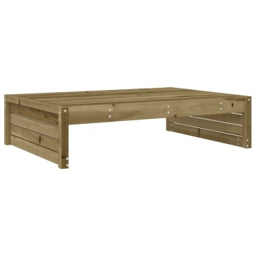 vidaXL Υποπόδιο Κήπου 120x80cm από Εμποτισμένο Ξύλο Πεύκου 1 τεμ. Γωνιακός