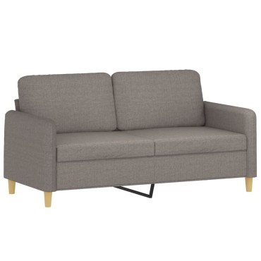 vidaXL Καναπές Διθέσιος Taupe Υφασμάτινος 158x77x80cm 1 τεμ.