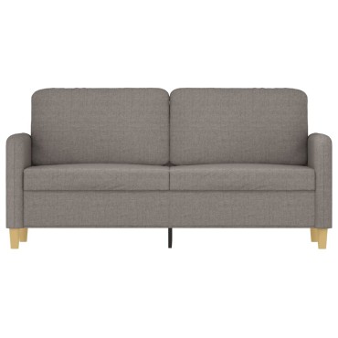 vidaXL Καναπές Διθέσιος Taupe Υφασμάτινος 158x77x80cm 1 τεμ.