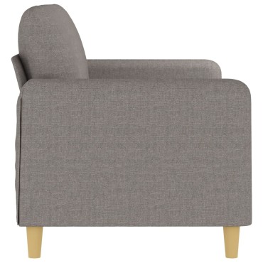 vidaXL Καναπές Διθέσιος Taupe Υφασμάτινος 158x77x80cm 1 τεμ.