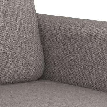 vidaXL Καναπές Διθέσιος Taupe Υφασμάτινος 158x77x80cm 1 τεμ.