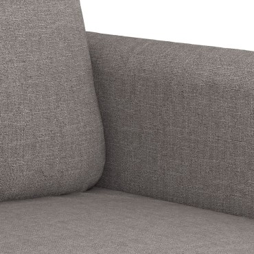 vidaXL Καναπές Τριθέσιος Taupe Υφασμάτινος 198x77x80cm 1 τεμ.