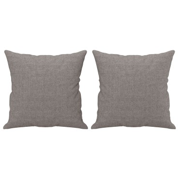vidaXL Σετ Σαλονιού 3 τεμ. Taupe από Ύφασμα 78x77x80cm  Διθέσιος Τριθέσιος