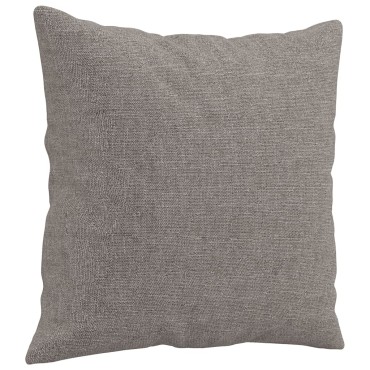 vidaXL Σετ Σαλονιού 3 τεμ. Taupe από Ύφασμα 78x77x80cm  Διθέσιος Τριθέσιος