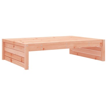 vidaXL Υποπόδιο Κήπου 120x80cm από Μασίφ Ξύλο Ψευδοτσούγκας 1 τεμ. Γωνιακός