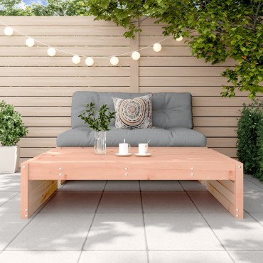 vidaXL Υποπόδιο Κήπου 120x80cm από Μασίφ Ξύλο Ψευδοτσούγκας 1 τεμ. Γωνιακός