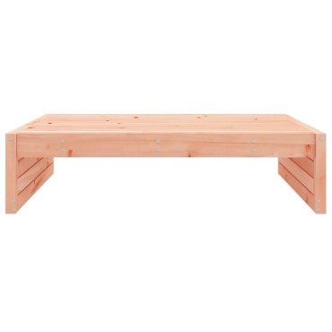 vidaXL Υποπόδιο Κήπου 120x80cm από Μασίφ Ξύλο Ψευδοτσούγκας 1 τεμ. Γωνιακός
