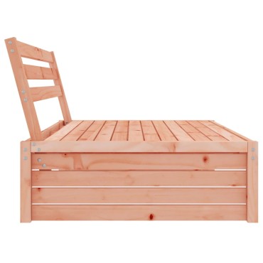 vidaXL Καναπές Κήπου Μεσαίος 120x80cm από Μασίφ Ξύλο Ψευδοτσούγκας 1 τεμ. Γωνιακός