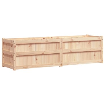 vidaXL Ζαρντινιέρα 180 x 50 x 50 εκ. από Μασίφ Ξύλο Πεύκου