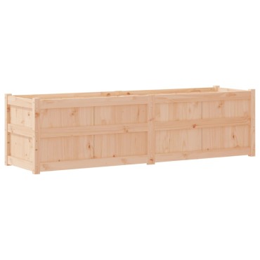 vidaXL Ζαρντινιέρα 180 x 50 x 50 εκ. από Μασίφ Ξύλο Πεύκου