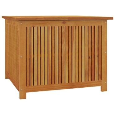 vidaXL Μπαούλο Αποθήκευσης Κήπου 75x75x58 κ. από Μασίφ Ξύλο Ακακίας 75x75x58cm 1 τεμ.