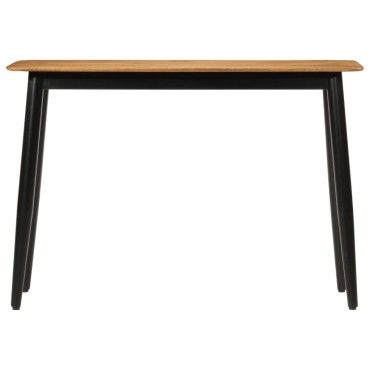 vidaXL Τραπέζι Κονσόλα 110x40x76cm από Μασίφ Ξύλο Μάνγκο/Σίδερο 1 τεμ.