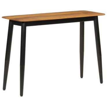vidaXL Τραπέζι Κονσόλα 110x40x76cm από Μασίφ Ξύλο Μάνγκο/Σίδερο 1 τεμ.
