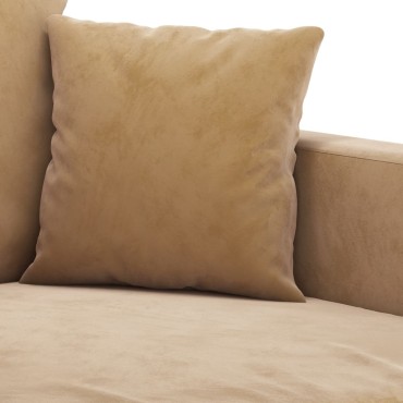 vidaXL Πολυθρόνα Καφέ Βελούδινη 78x77x80cm 1 τεμ. Γωνιακός