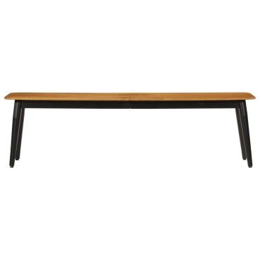 vidaXL Πάγκος 160x40x45cm από Μασίφ Ξύλο Μάνγκο και Σίδερο 1 τεμ.