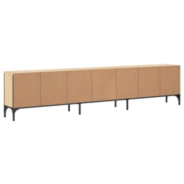 vidaXL Έπιπλο Τηλεόρασης με Συρτάρι Sonoma Δρυς 200x25x44cm Επεξ. Ξύλο