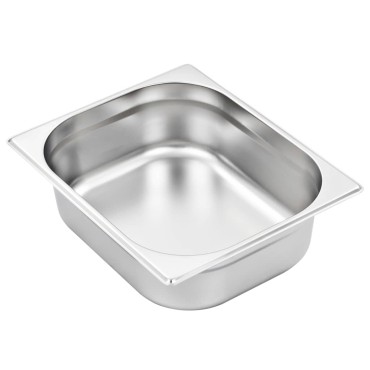 vidaXL Λεκάνες Gastronorm 4 τεμ. GN 1/2 100 χιλ. από Ανοξείδωτο Ατσάλι
