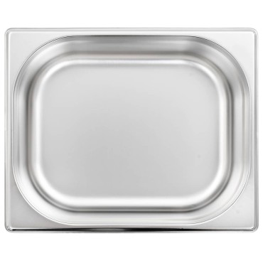 vidaXL Λεκάνες Gastronorm 4 τεμ. GN 1/2 100 χιλ. από Ανοξείδωτο Ατσάλι
