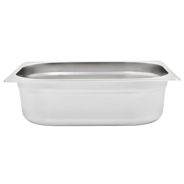 vidaXL Λεκάνες Gastronorm 4 τεμ. GN 1/2 100 χιλ. από Ανοξείδωτο Ατσάλι