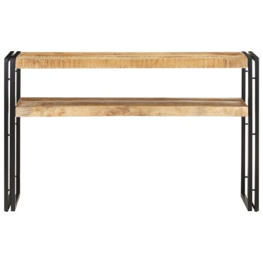 vidaXL Τραπέζι Κονσόλα 120x30x75cm από Ακατέργαστο Ξύλο Μάνγκο 1 τεμ.