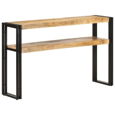 vidaXL Τραπέζι Κονσόλα 120x30x75cm από Ακατέργαστο Ξύλο Μάνγκο 1 τεμ.