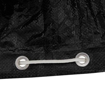 vidaXL Καλύμματα Κούνιας 12 Κρίκοι 2 τεμ. 220x177x220cm Πολυαιθ.