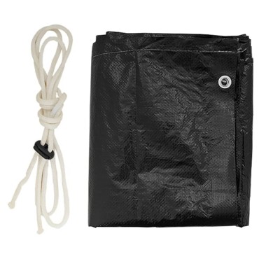 vidaXL Καλύμματα Κούνιας 12 Κρίκοι 2 τεμ. 220x177x220cm Πολυαιθ.