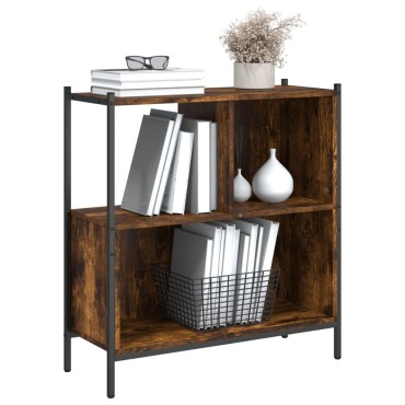 vidaXL Βιβλιοθήκη Καπνιστή Δρυς 72x28x77,5cm από Επεξεργασμένο Ξύλο 1 τεμ.