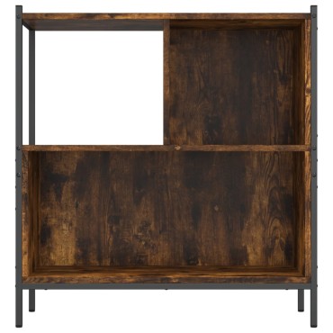 vidaXL Βιβλιοθήκη Καπνιστή Δρυς 72x28x77,5cm από Επεξεργασμένο Ξύλο 1 τεμ.