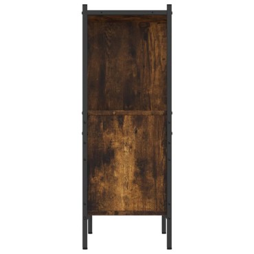 vidaXL Βιβλιοθήκη Καπνιστή Δρυς 72x28x77,5cm από Επεξεργασμένο Ξύλο 1 τεμ.