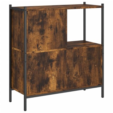 vidaXL Βιβλιοθήκη Καπνιστή Δρυς 72x28x77,5cm από Επεξεργασμένο Ξύλο 1 τεμ.