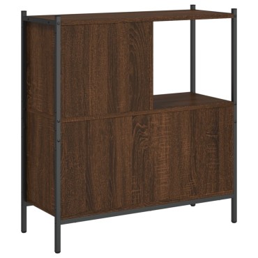vidaXL Βιβλιοθήκη Καφέ Δρυς 72x28x77,5cm από Επεξεργασμένο Ξύλο 1 τεμ.