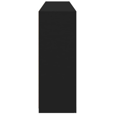vidaXL Μπουφές με Φώτα LED Μαύρος 162x37x100cm 1 τεμ.