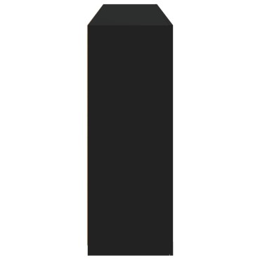 vidaXL Μπουφές με Φώτα LED Μαύρος 162x37x100cm 1 τεμ.