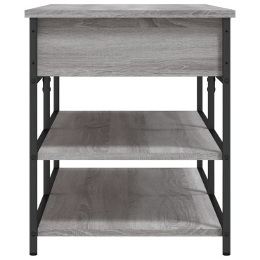 vidaXL Παπουτσοθήκη Γκρι Sonoma 100x42,5x50cm από Επεξεργασμένο Ξύλο 1 τεμ.