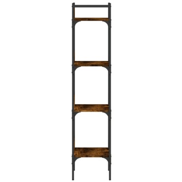 vidaXL Βιβλιοθήκη 4 Επιπέδων Καπν. Δρυς 35x30x138,5cm Επεξεργ. Ξύλο 1 τεμ.