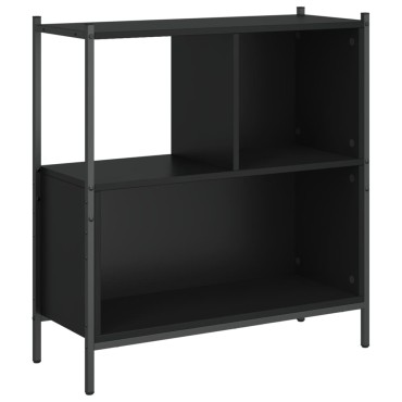 vidaXL Βιβλιοθήκη Μαύρη 72x28x77,5cm από Επεξεργασμένο Ξύλο 1 τεμ.