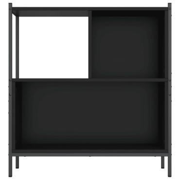 vidaXL Βιβλιοθήκη Μαύρη 72x28x77,5cm από Επεξεργασμένο Ξύλο 1 τεμ.