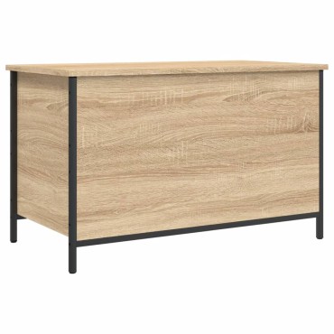 vidaXL Παγκάκι Αποθήκευσης Sonoma Δρυς 80x42,5x50cm Επεξεργασμένο Ξύλο 1 τεμ.