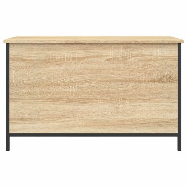 vidaXL Παγκάκι Αποθήκευσης Sonoma Δρυς 80x42,5x50cm Επεξεργασμένο Ξύλο 1 τεμ.