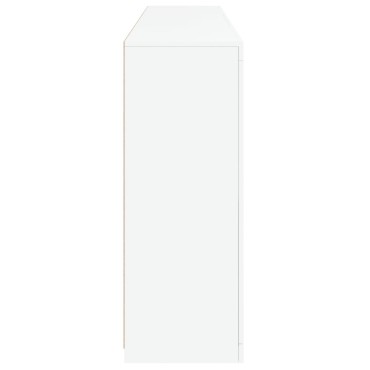 vidaXL Μπουφές με Φώτα LED Λευκός 181,5x37x100cm 1 τεμ.
