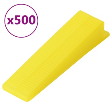 vidaXL Σύστημα Ευθυγράμμισης Πλακιδίων 500 Σφήνες 2500 Κλιπ 3 χιλ.