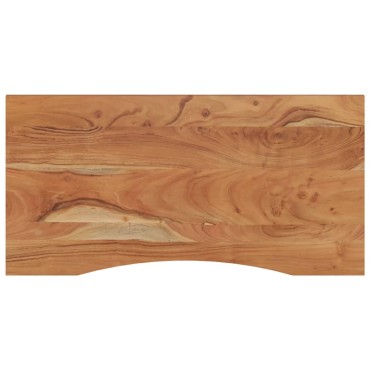 vidaXL Επιφάνεια Γραφείου Ορθογώνια 120x60x2,5cm Μασίφ Ξύλο Ακακίας