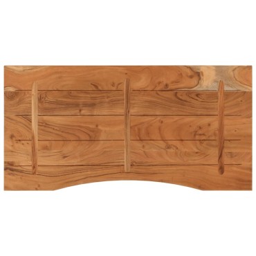 vidaXL Επιφάνεια Γραφείου Ορθογώνια 120x60x2,5cm Μασίφ Ξύλο Ακακίας