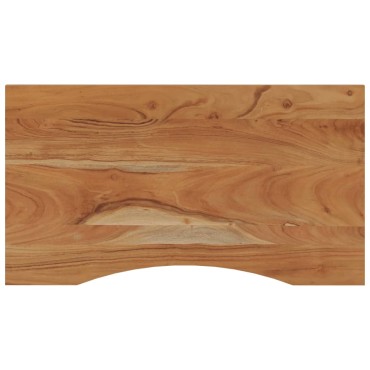 vidaXL Επιφάνεια Γραφείου Ορθογώνια 100x50x2,5cm Μασίφ Ξύλο Ακακίας