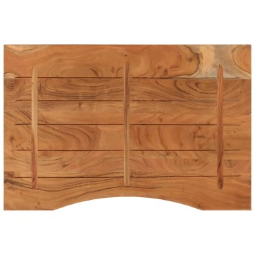 vidaXL Επιφάνεια Γραφείου Ορθογώνια 90x60x2,5cm Μασίφ Ξύλο Ακακίας